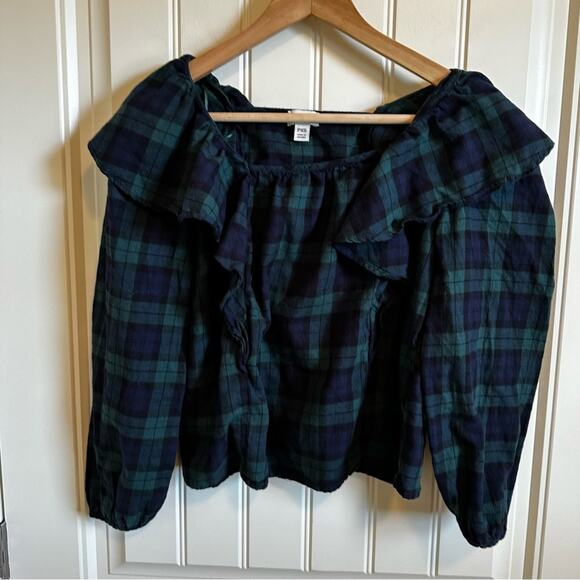 J crew women’s plaid blouse pxs - Picture 2 of 7